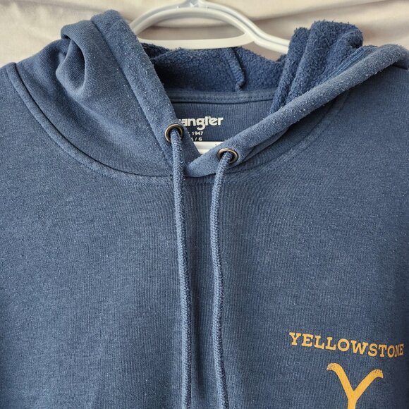 Wrangler x Yellowstone Dutton Ranch Hoodie – Men’s Large – Blue - 🎉 Host Pick! - Picture 2 of 9